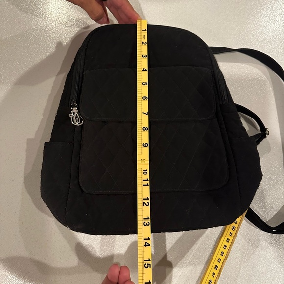 Vera Bradley Elegant Black Backpack - Picture 13 of 14